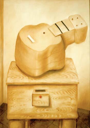Guitar by Fernando Botero