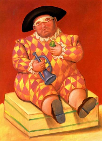 Harlequin by Fernando Botero