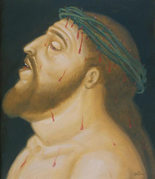 Head Of Christ, 2010 by Fernando Botero
