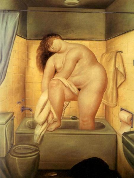 Homage To Bonnard by Fernando Botero