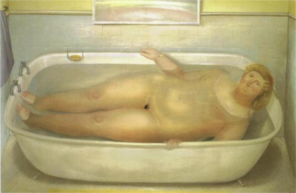 Homage To Bonnard by Fernando Botero