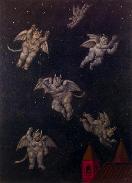 Homage To La Tour by Fernando Botero