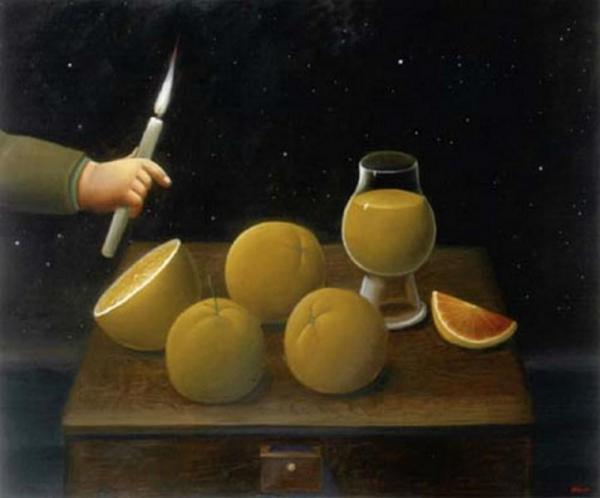 Homage To La Tour by Fernando Botero