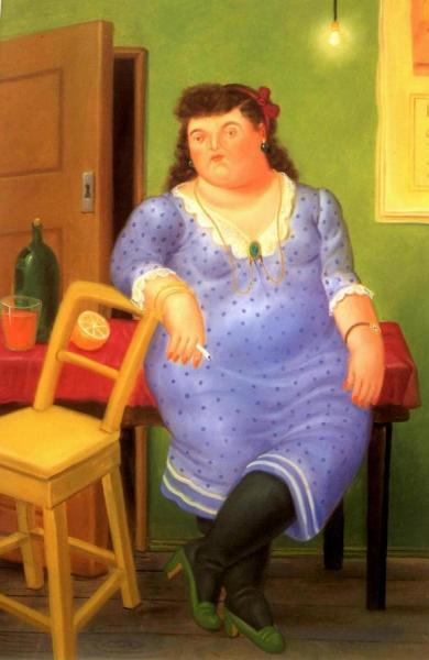Interior by Fernando Botero