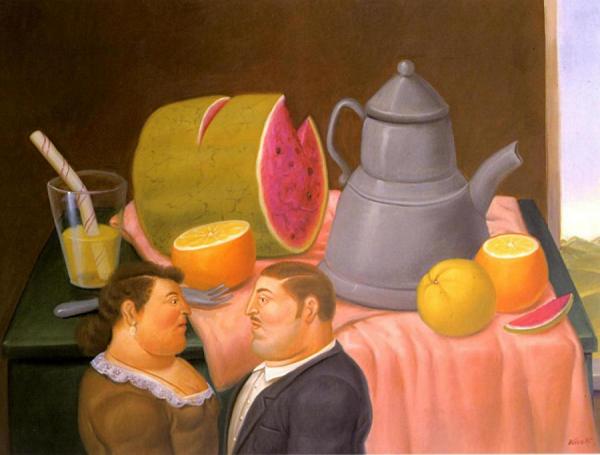 Interior by Fernando Botero