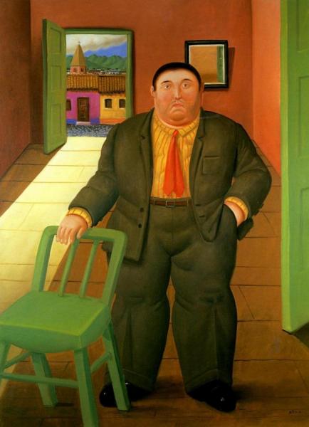 Interior by Fernando Botero