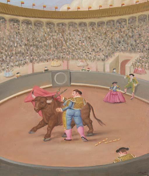 La Corrida by Fernando Botero