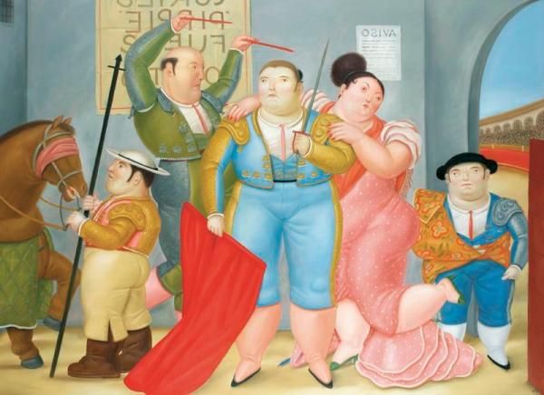 La Corrida by Fernando Botero