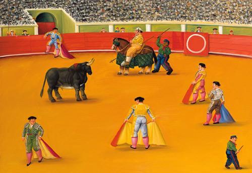 La Corrida by Fernando Botero