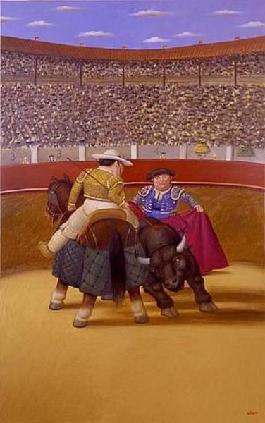 La Corrida by Fernando Botero