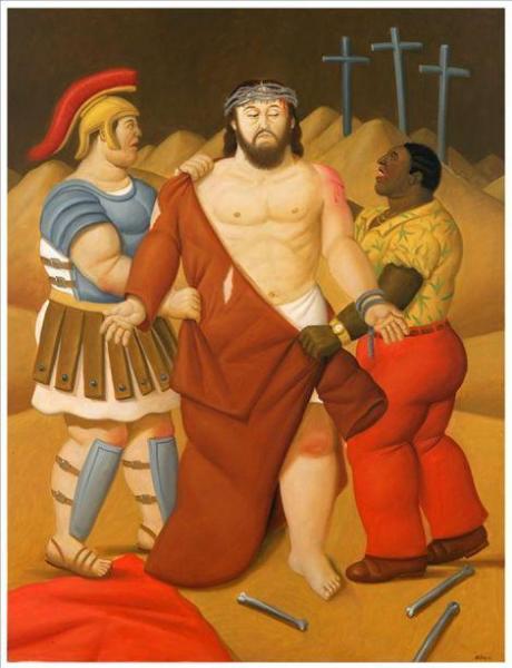 La Desvestidura De Cristo by Fernando Botero