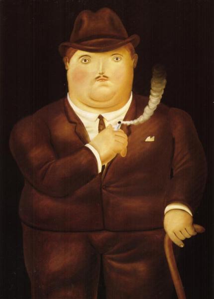 Man In A Tuxedo by Fernando Botero