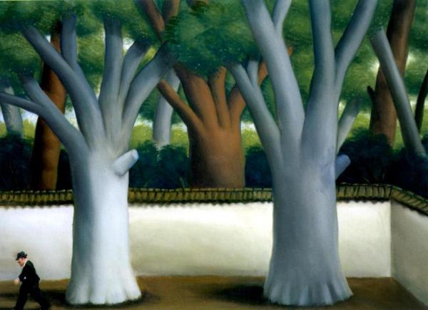 Man In The Street by Fernando Botero