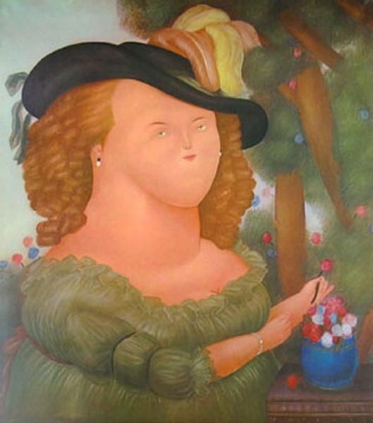 Marie Antoinette After Vigne Lebrun by Fernando Botero