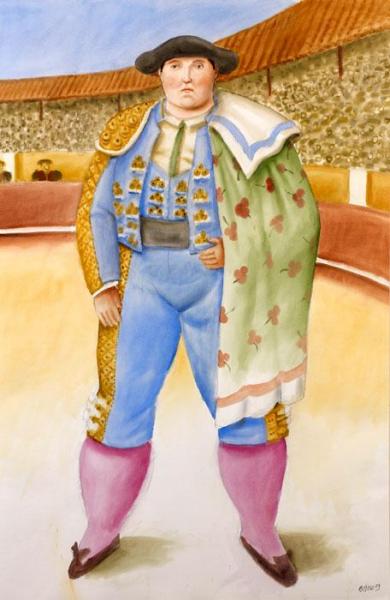 Matador In The Arena by Fernando Botero