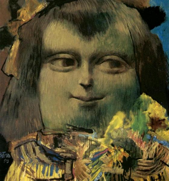 Mona Lisa At The Age Of 12 by Fernando Botero