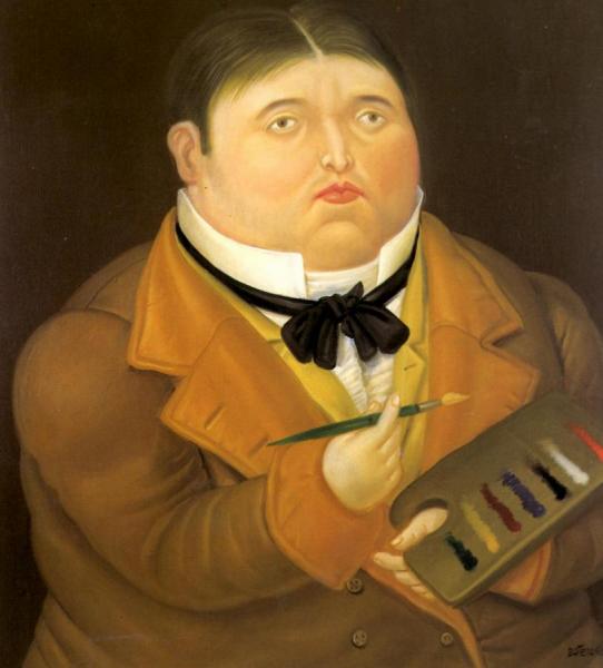 Monsieur Ingres by Fernando Botero