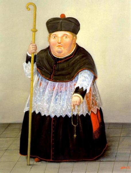 Monsignor by Fernando Botero