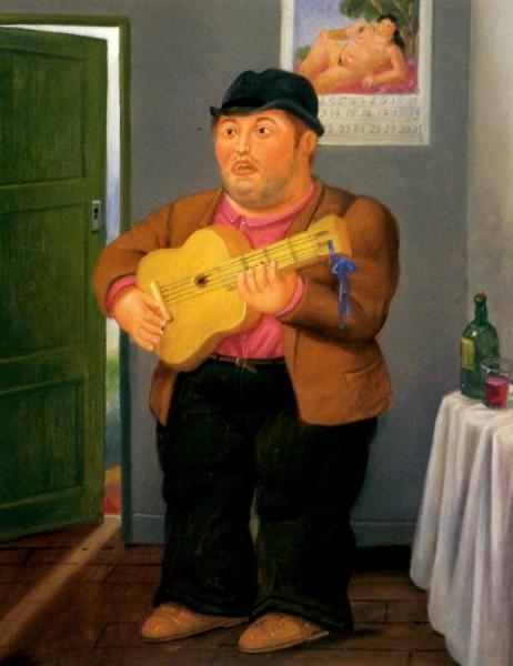 Musician by Fernando Botero