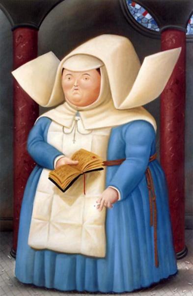 Nun by Fernando Botero