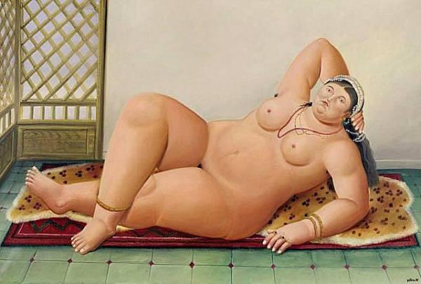 Odalisca by Fernando Botero