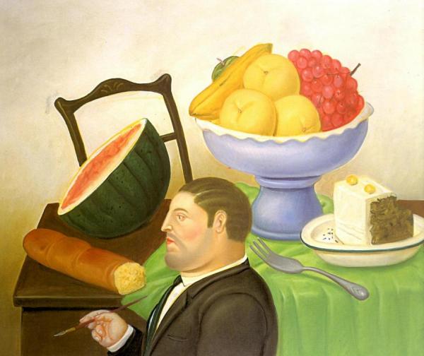 Painter Of Still Life by Fernando Botero