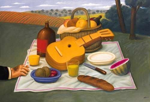 Pic Nic by Fernando Botero
