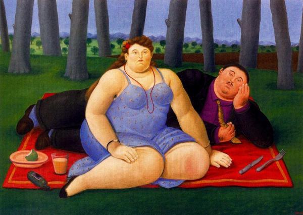 Picnic by Fernando Botero