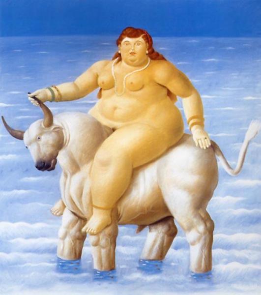 Rapto D'  Europa by Fernando Botero