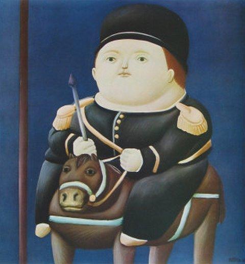 Saint George by Fernando Botero