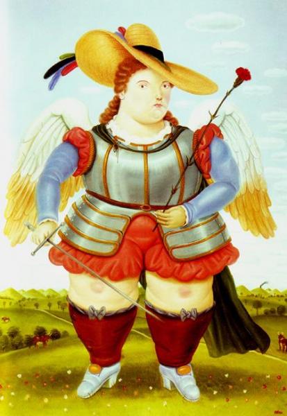 Saint Michael by Fernando Botero