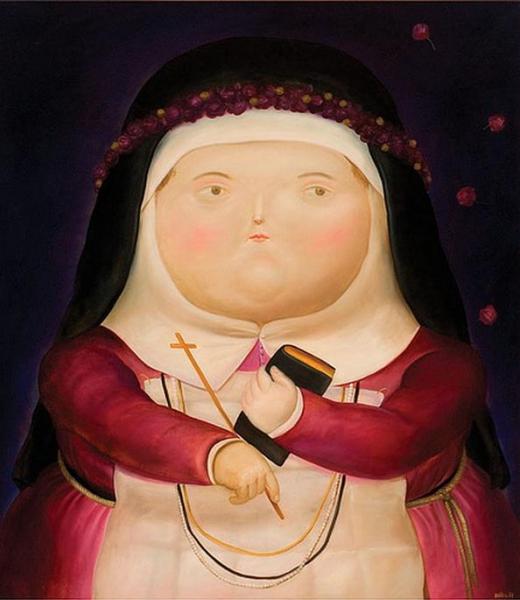 Santa Rosa De Lima by Fernando Botero