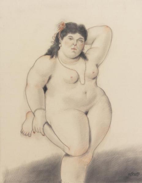 Standing Nude by Fernando Botero