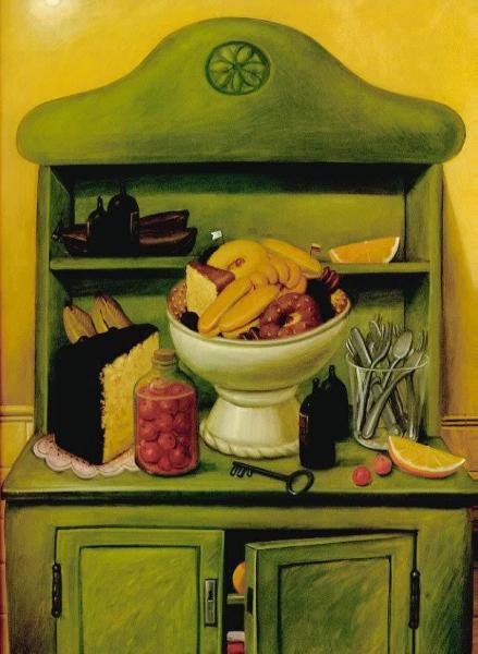 The Buffet by Fernando Botero