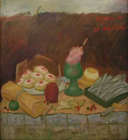 The Buffet by Fernando Botero