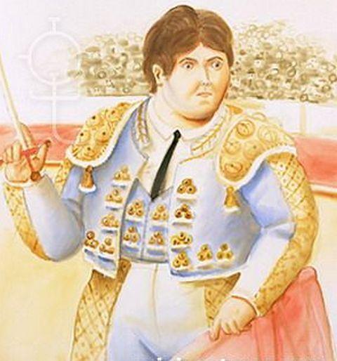 The Bullfighter Sebastián Castella by Fernando Botero