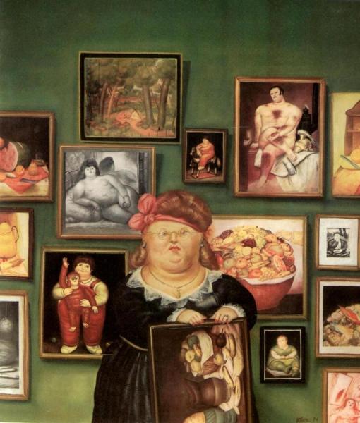 The Collector by Fernando Botero