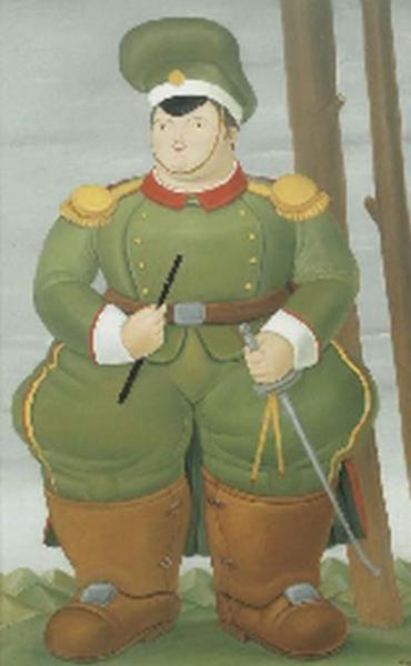 The Field Marshall by Fernando Botero