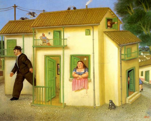 The House by Fernando Botero