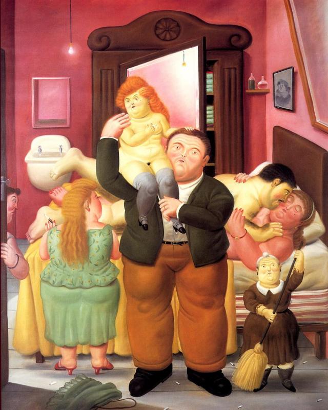 The House Of Amanda Ramirez by Fernando Botero