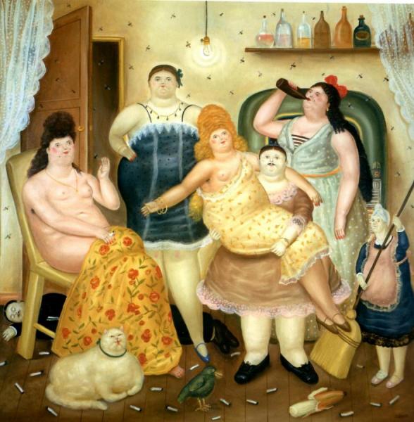 The House Of Madrique by Fernando Botero