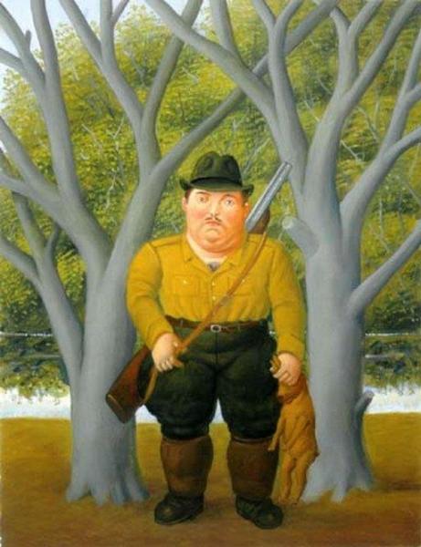 The Hunter by Fernando Botero