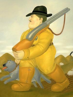 The Hunter by Fernando Botero