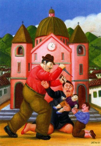 The Killing Of The Innocents by Fernando Botero