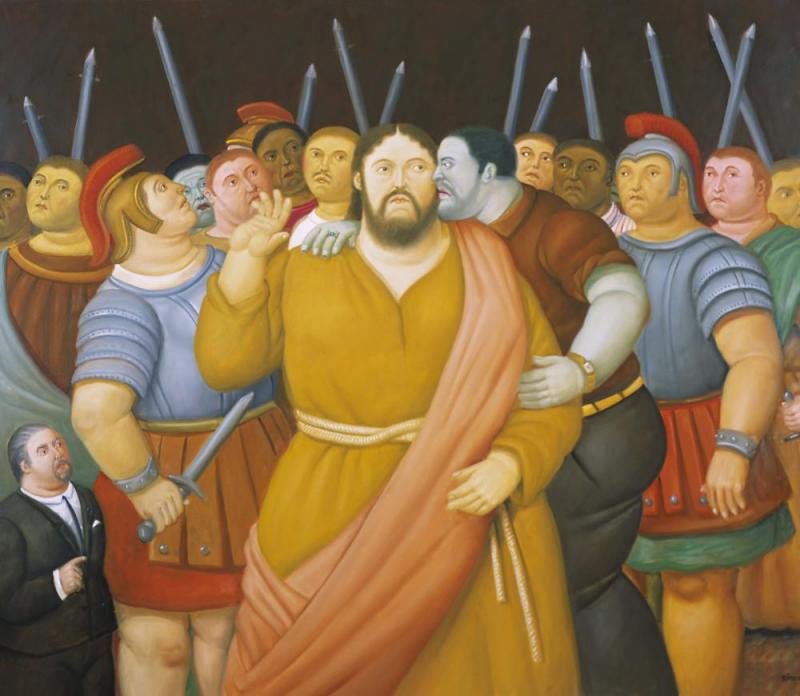 The Kiss Of Judas by Fernando Botero