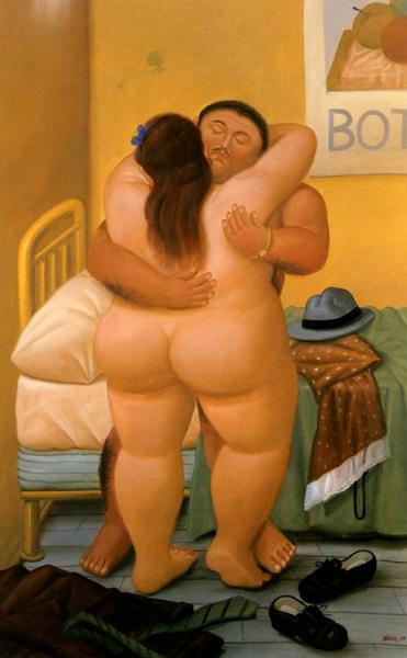 The Lovers by Fernando Botero