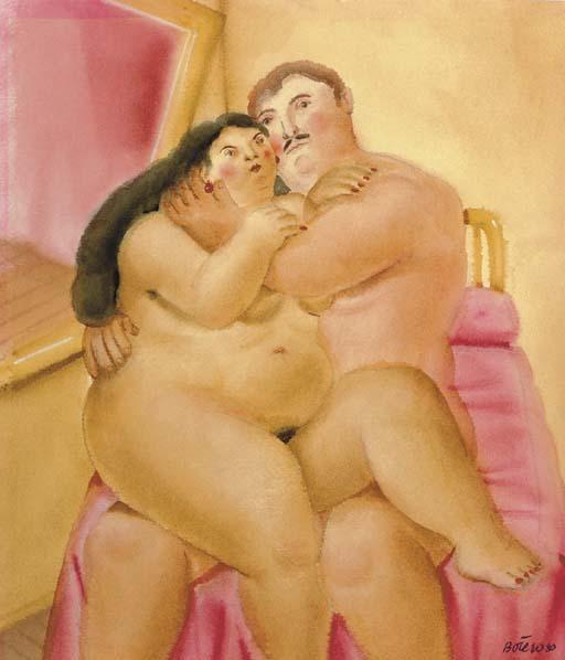 The Lovers by Fernando Botero