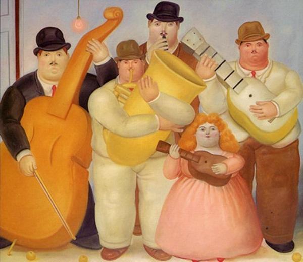 The Musicians by Fernando Botero
