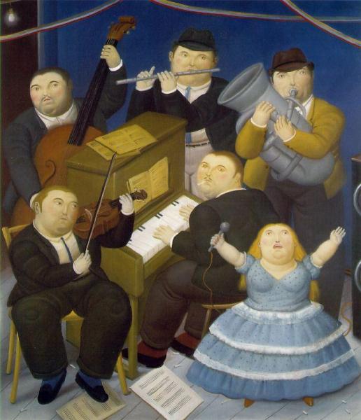 The Musicians by Fernando Botero