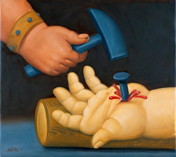 The Nails by Fernando Botero